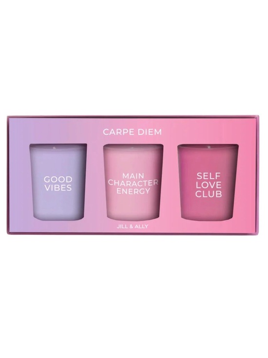 Jill & Ally Other - Jill & Ally Carpe Diem Crystal Manifestation Votive Trio Candle Set | New Sealed